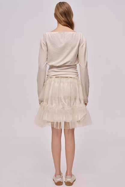 Aurora Lace Mesh Skirt