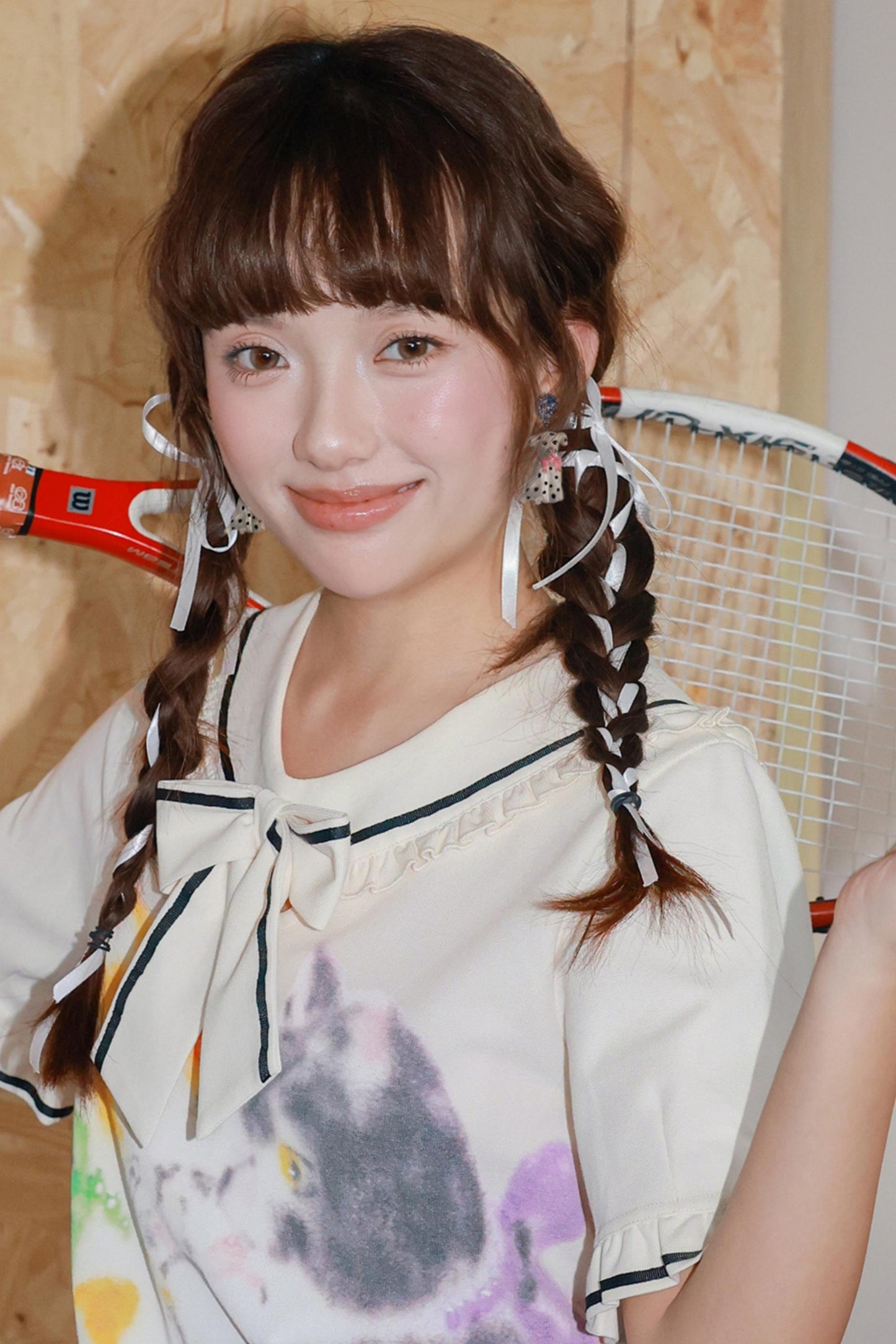 Dalmatian Silver Stud Earrings