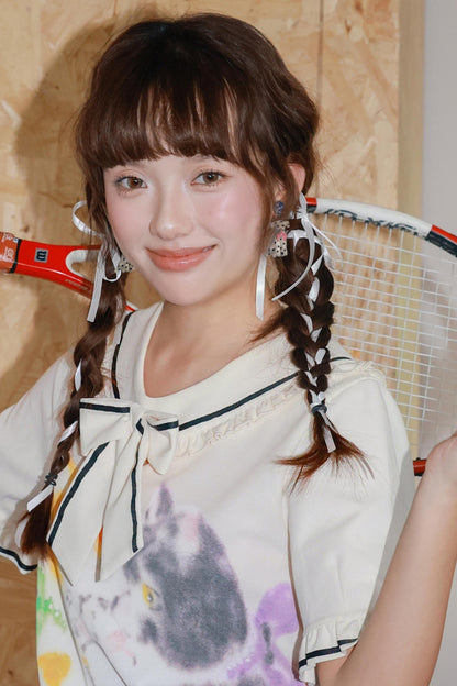 Dalmatian Silver Stud Earrings