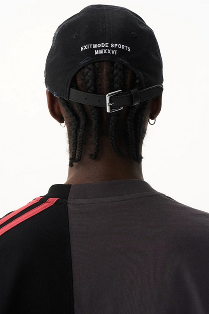 Washed Distressed Embroidered Cap