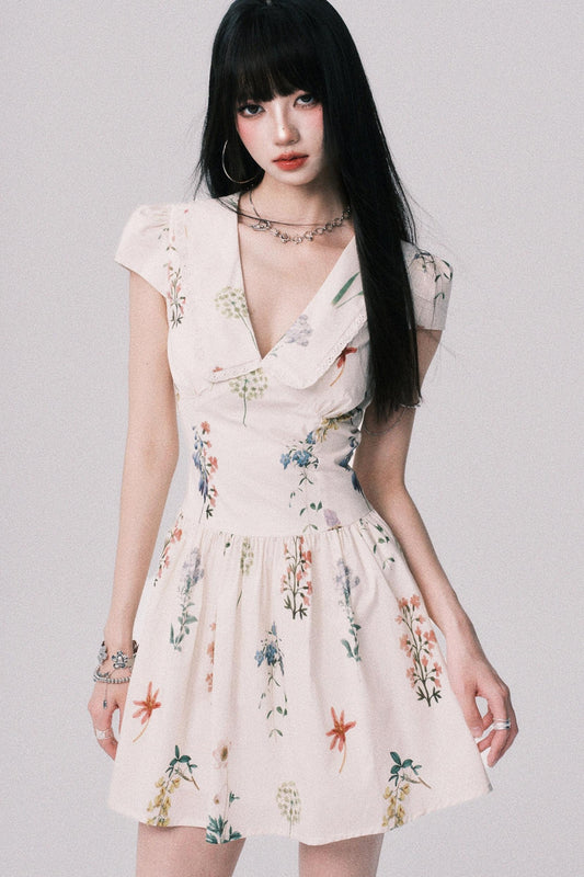 Floral French Doll Dress