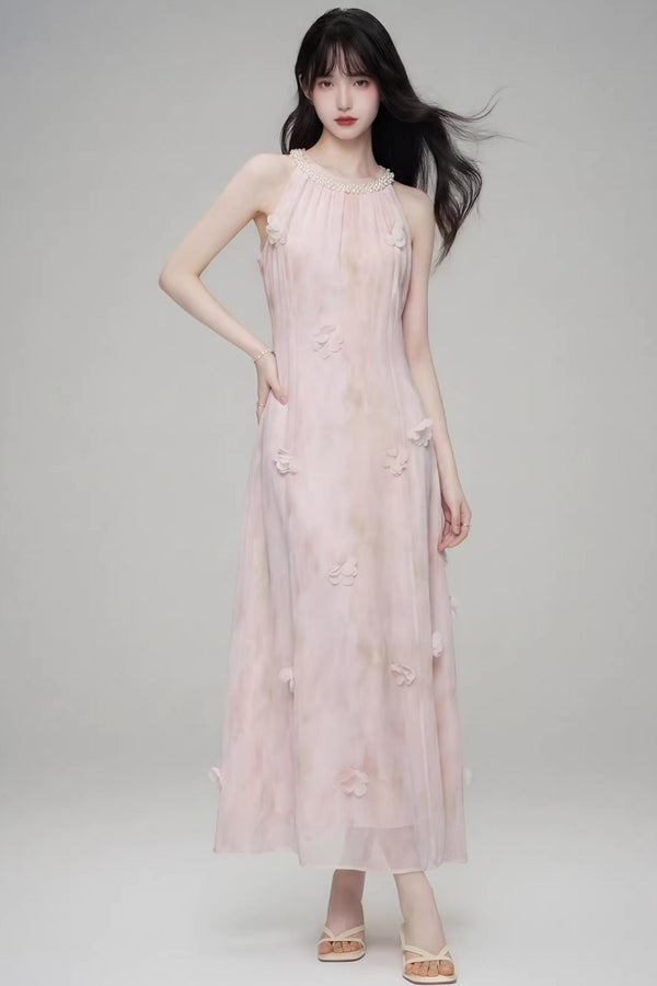 Three-Dimensional Floral Dress