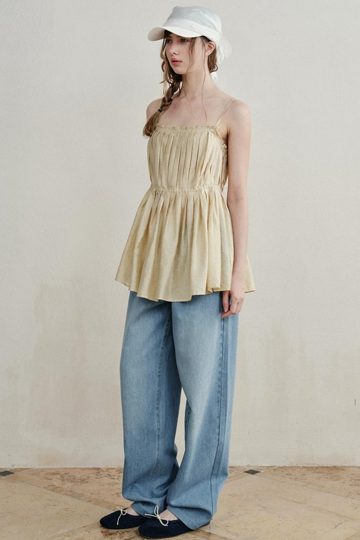 Sea Salt Washed Denim Pants