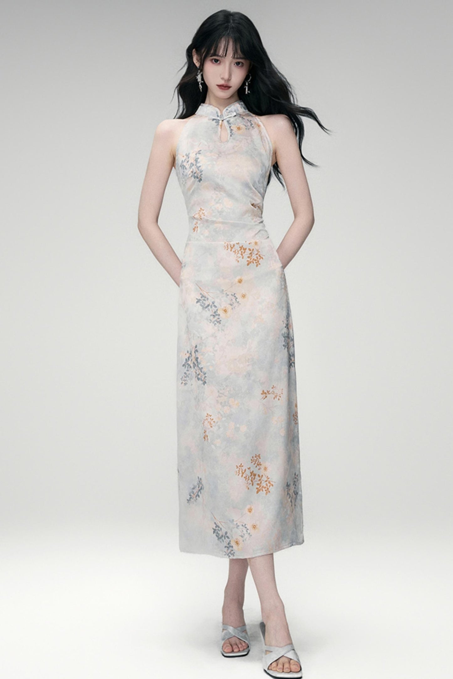 Sun Jacquard Cardigan Dress Set