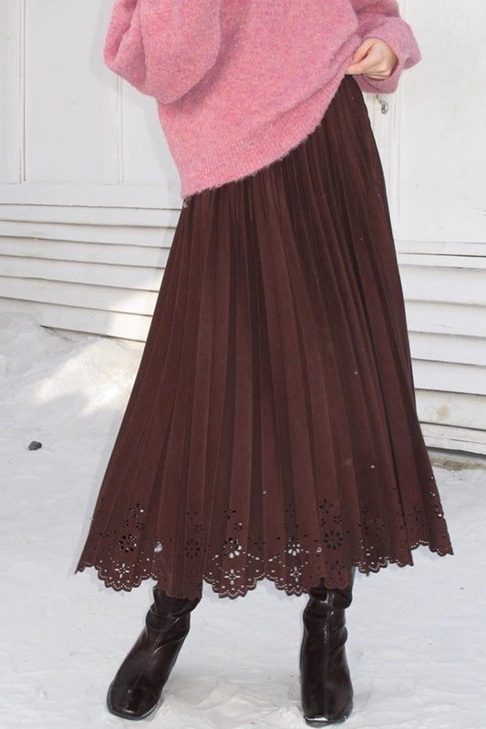 Rin's Poem Pleated Skirt