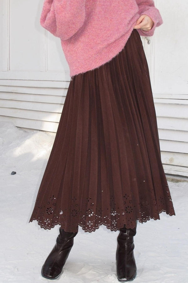 Rin's Poem Pleated Skirt