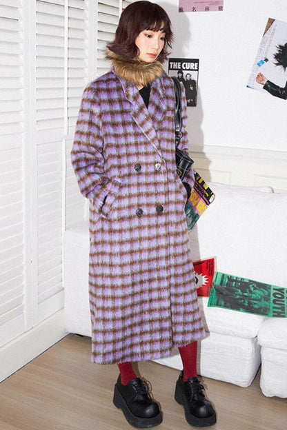 Vintage Check Long Coat