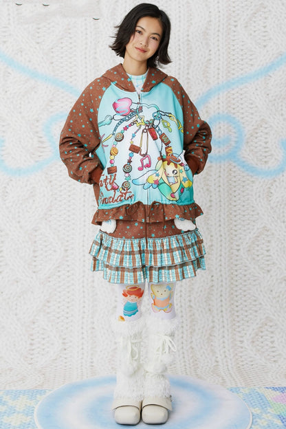 Corduroy Wings Autumn Skirt