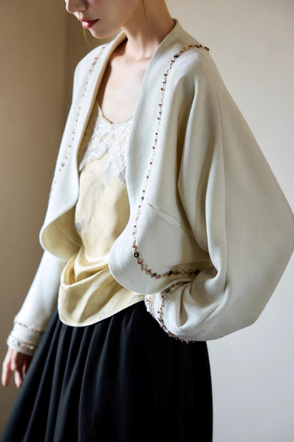 Chinese Cocoon Cardigan Jacket
