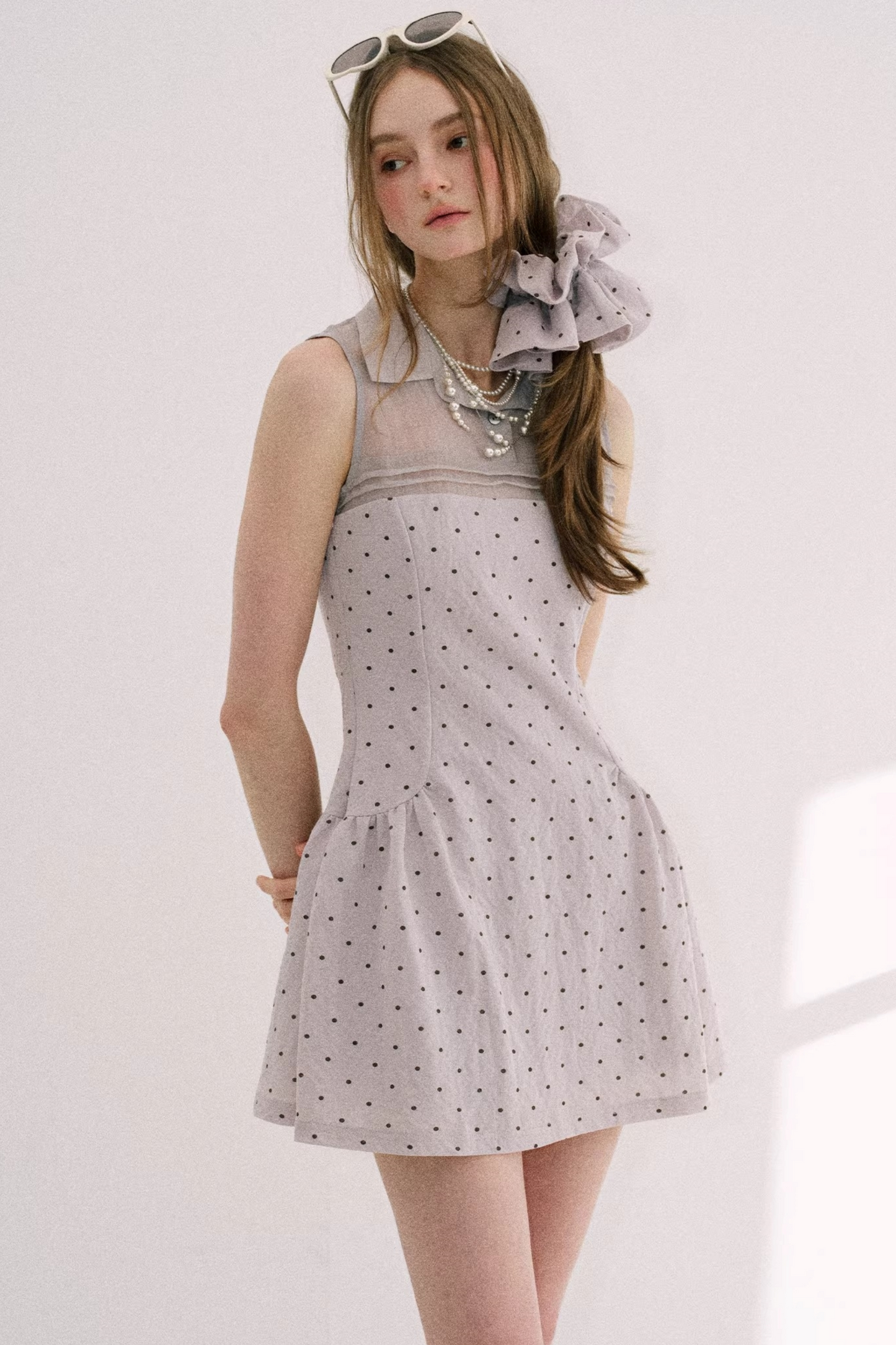 Misty Purple Retro Dress