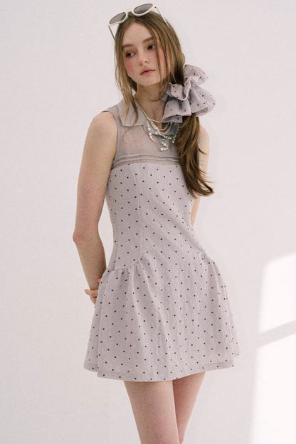 Misty Purple Retro Dress