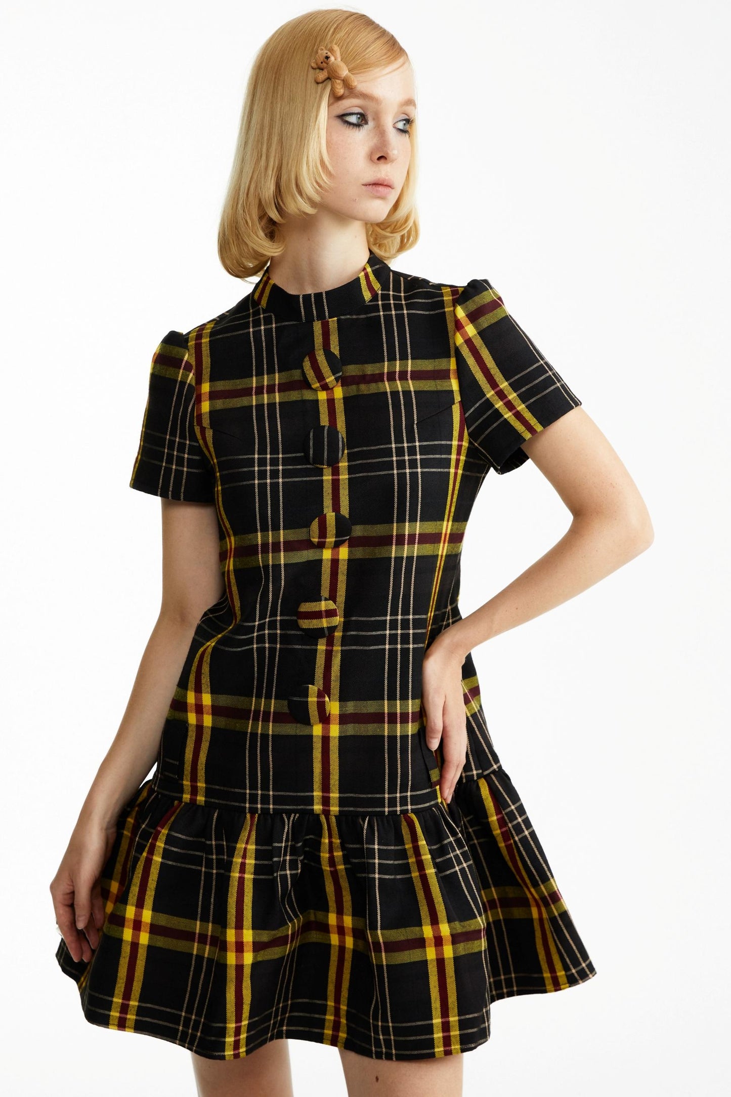 Fall Check Dress