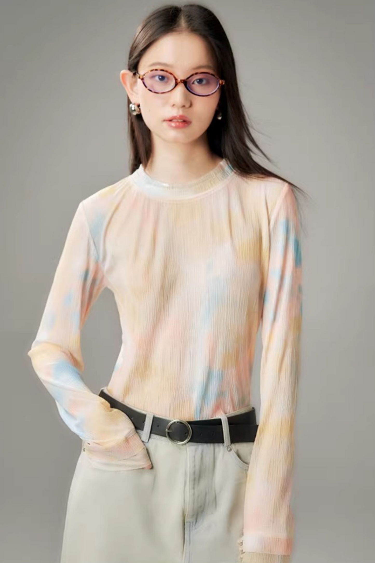 Gradient Mesh Blouse