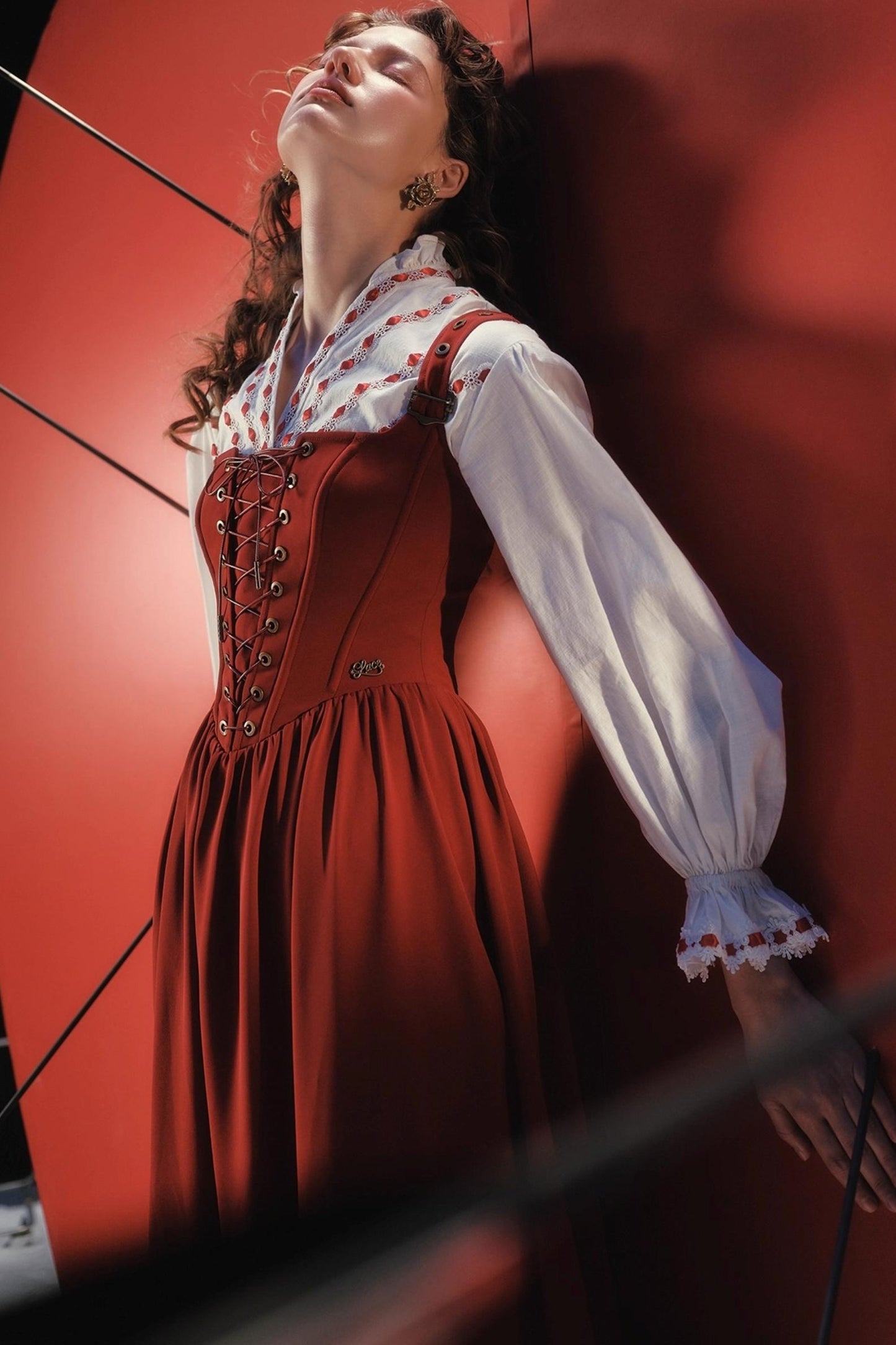 Retro Suspender Dress Set-Up