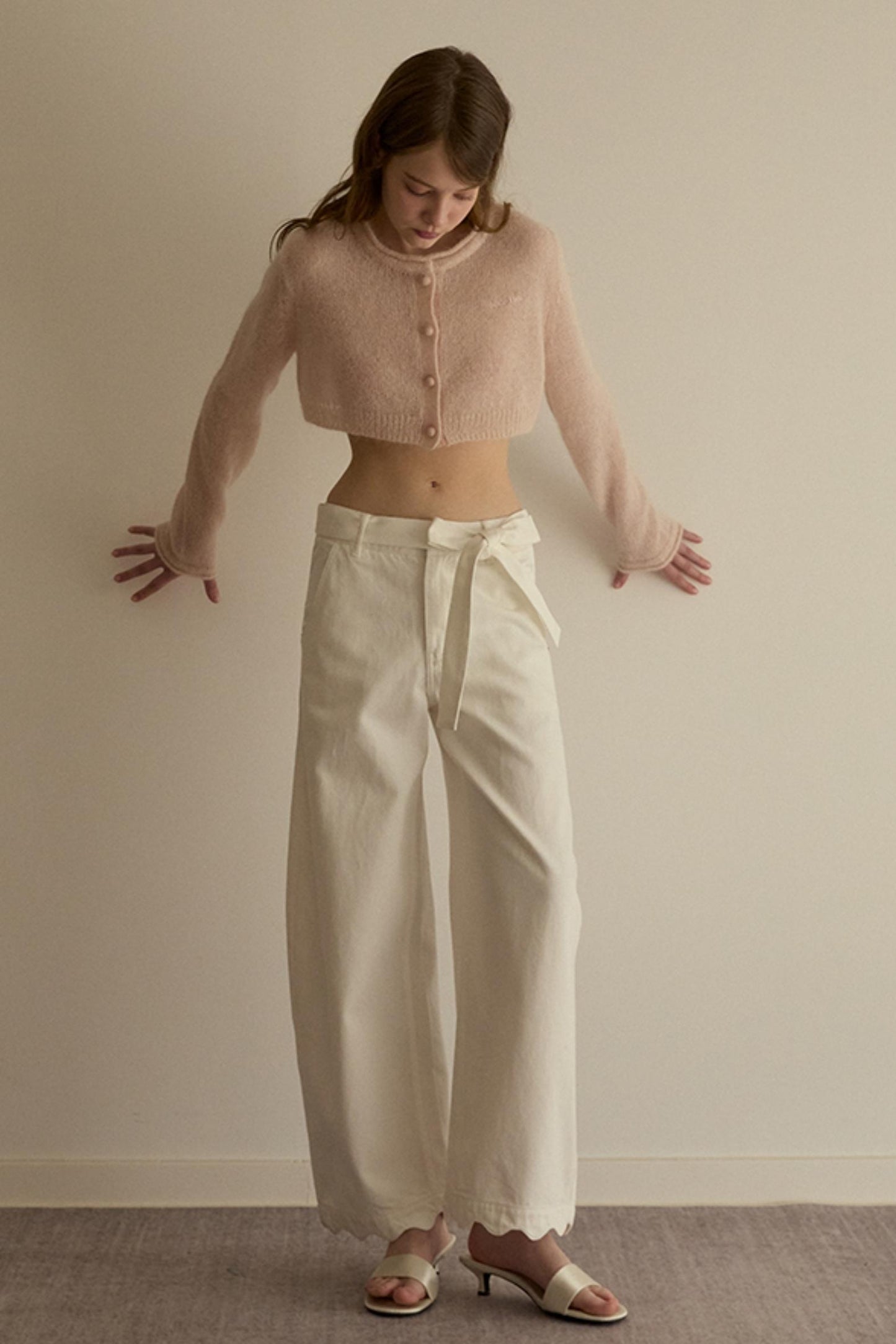 Sunlit Tencel Peplum Pants