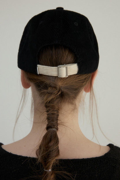 Color Block Corduroy Cap