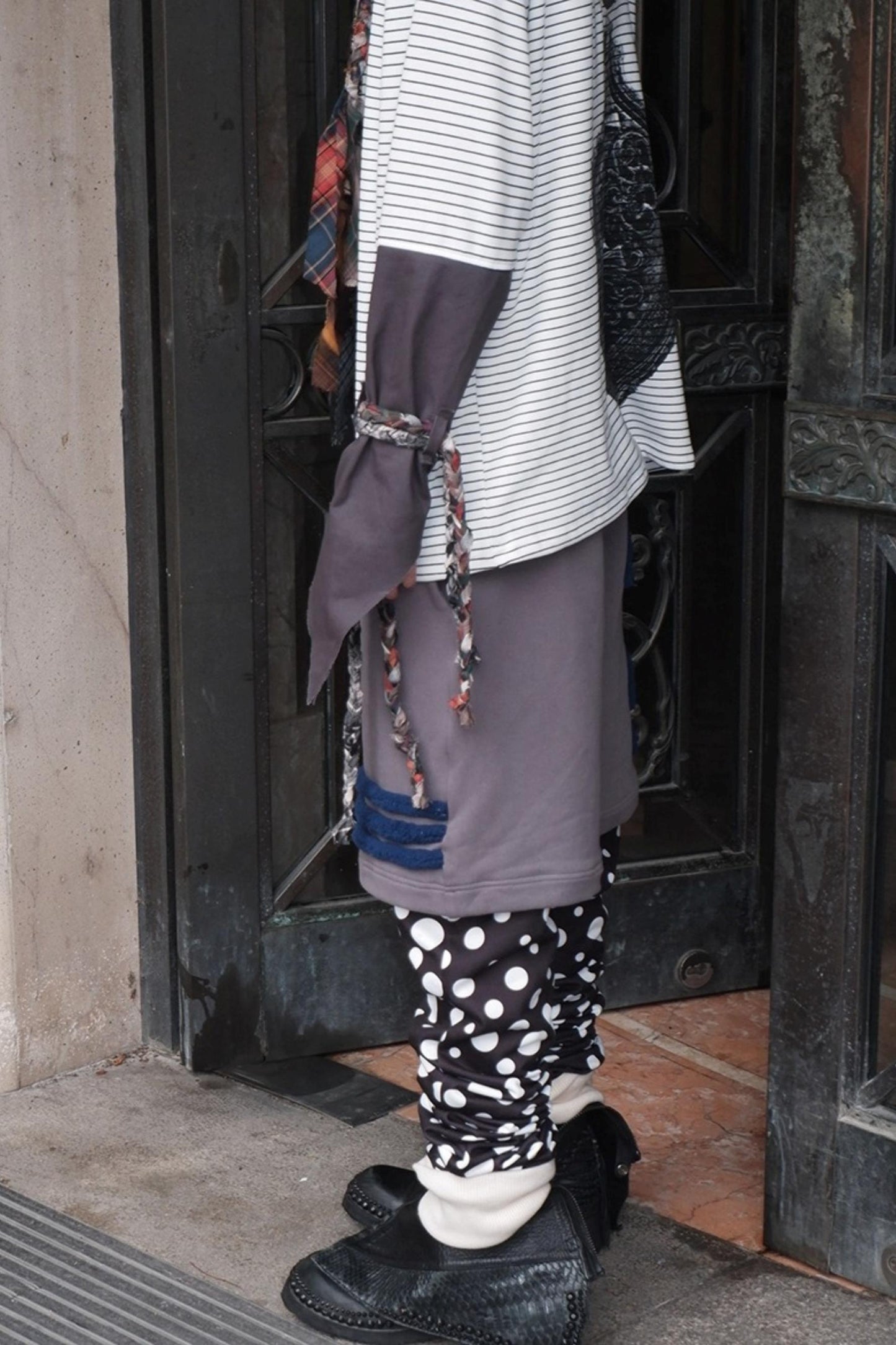 Multi-Tie Loose Long Sleeves Top