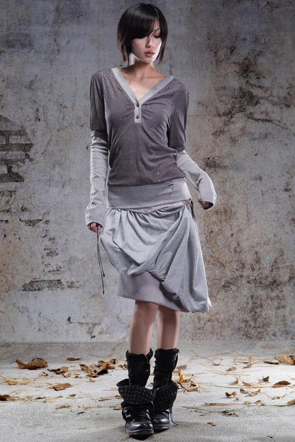 Original V-Neck Knitted Top