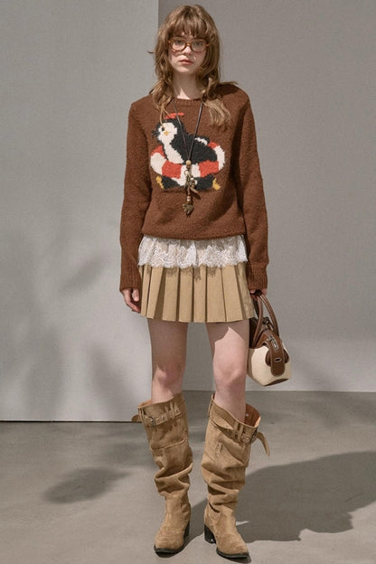 Vintage Crew Neck Sweater