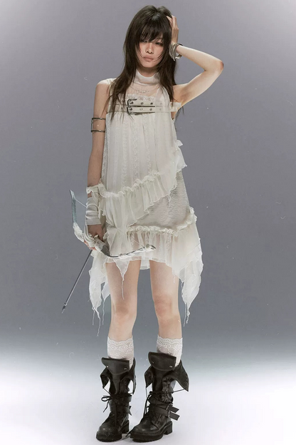 Lace Armor Embroidered Dress