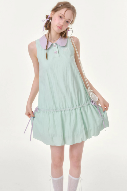 Mint Green Doll Collar Dress
