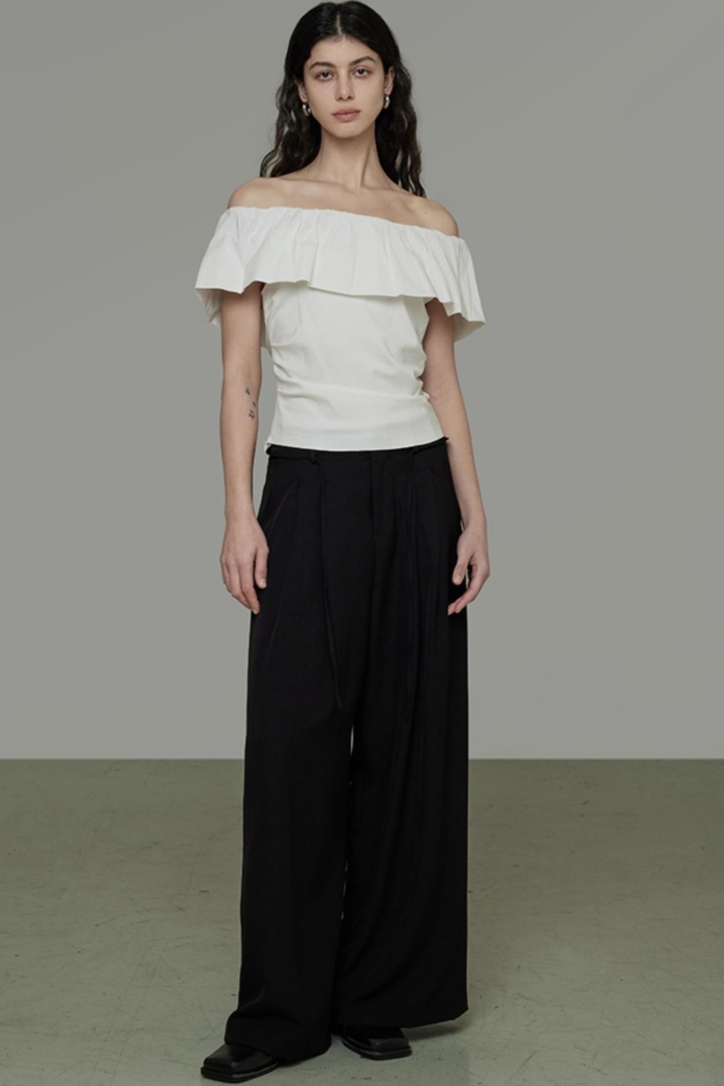 Modern Off-Shoulder T-Shirt