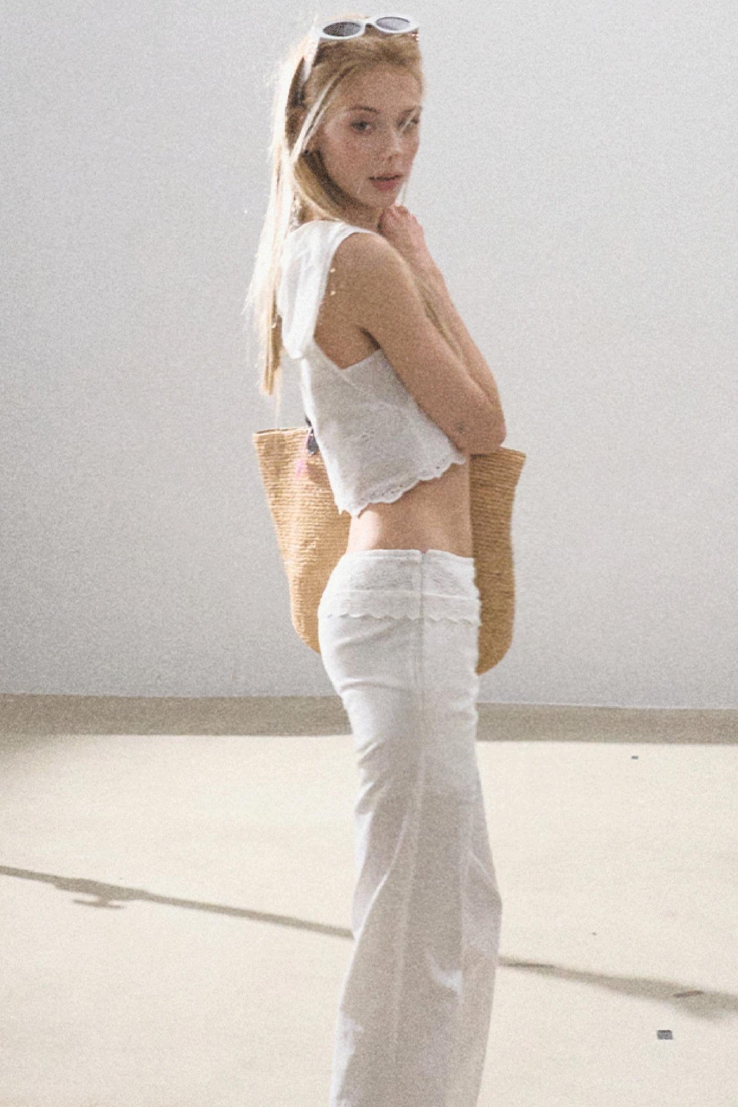 Cotton Tank & Pleated Skirt Set-Up