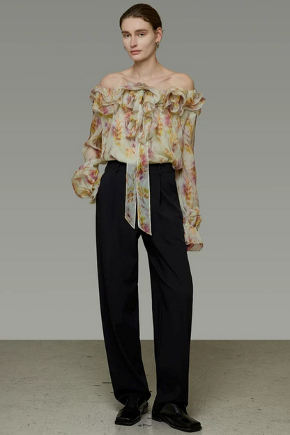 Unspoken Floral Off-Shoulder Blouse