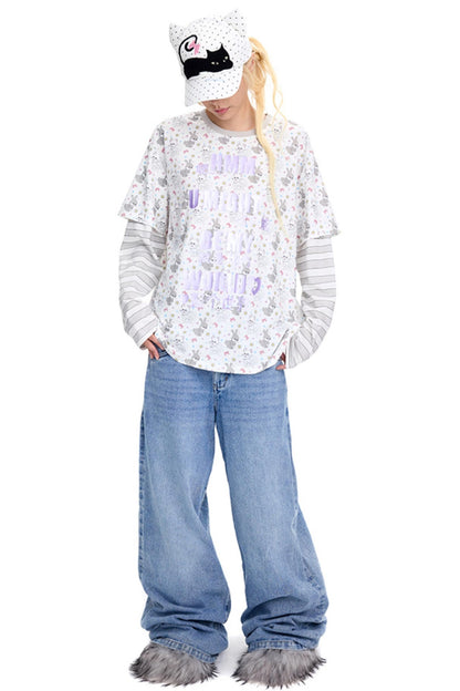 Cat Style Peaked Cap