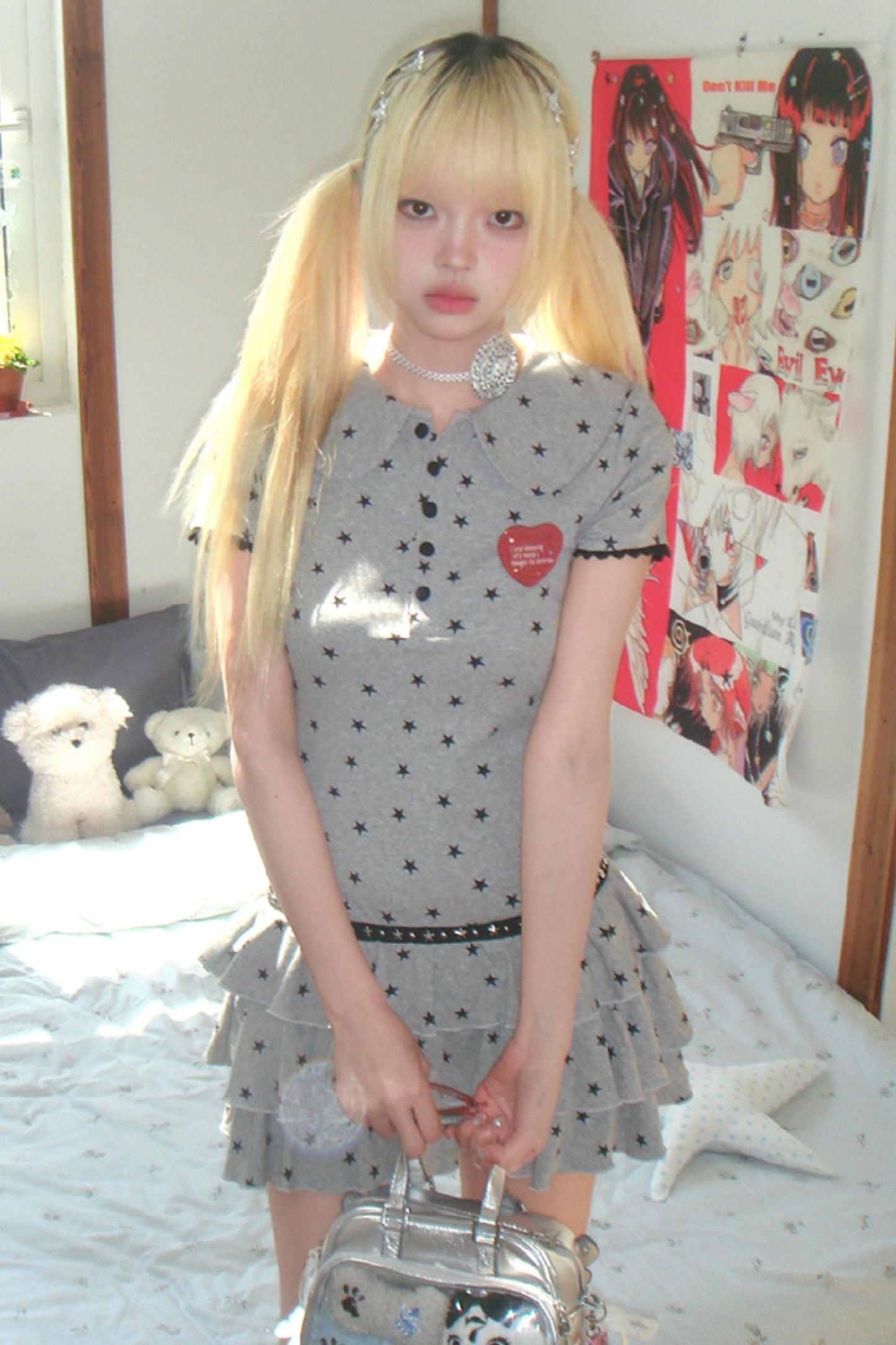 Starry Layered Cake Dress