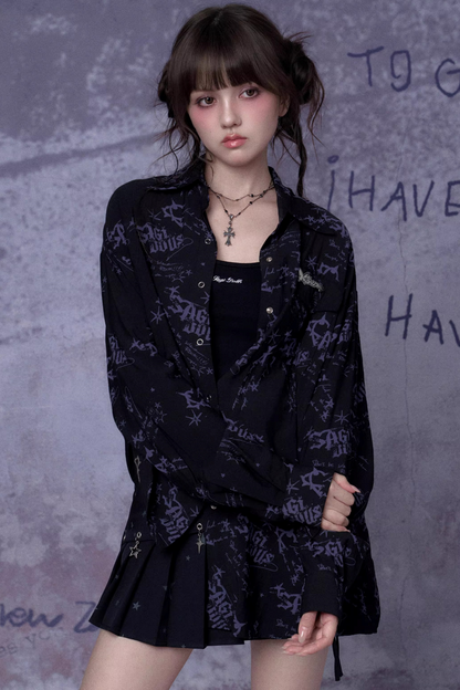 Youthful Spirit Printed Blouse
