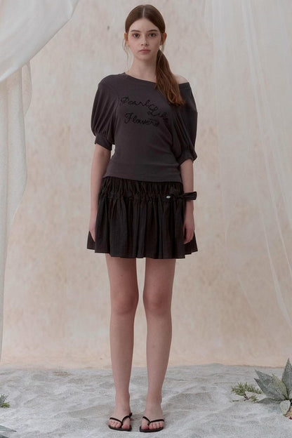 Sweet Bow A-line Mini Skirt