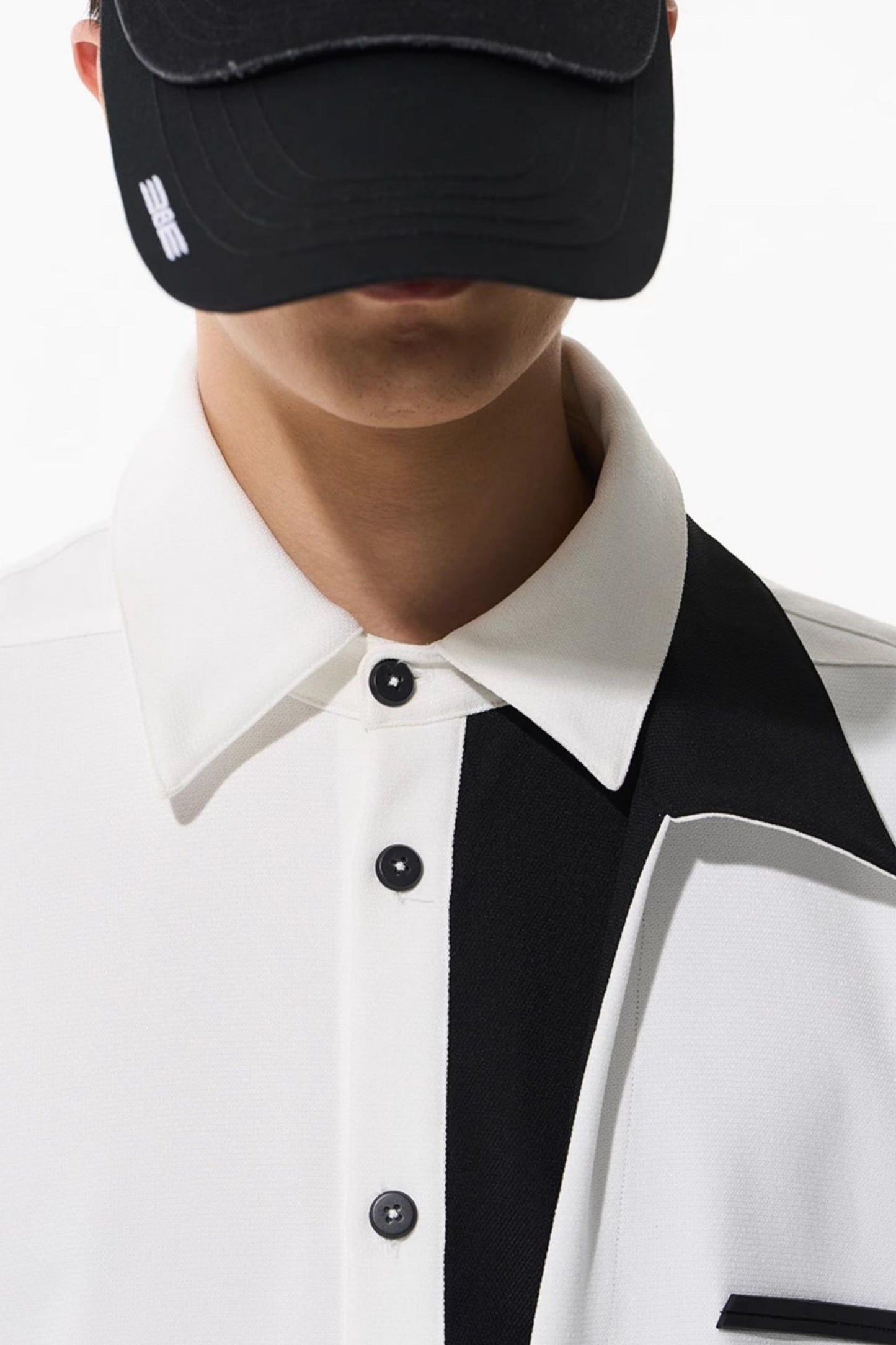 Colorblock Patchwork Shirt