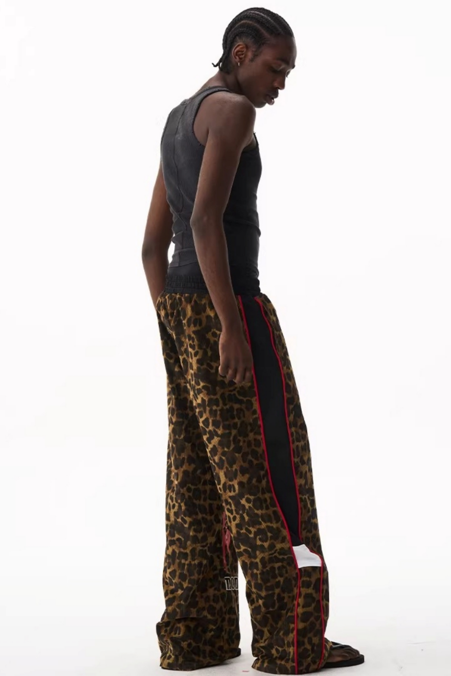 Retro Leopard Sports Pants