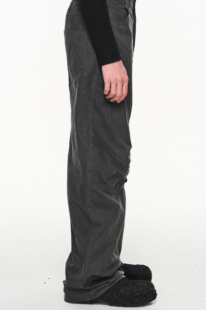 Cotton Loose Cargo Trousers