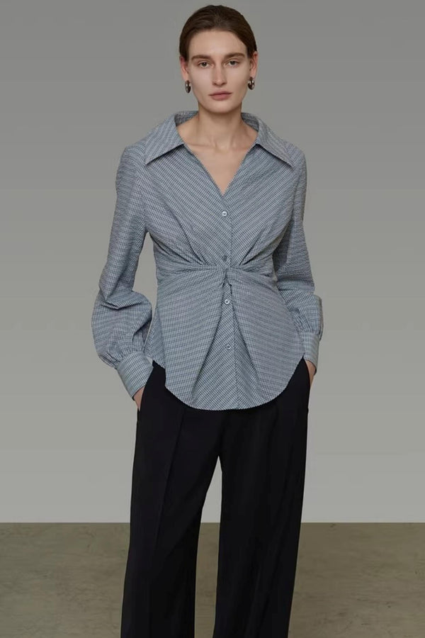 Irregular Striped Shirt