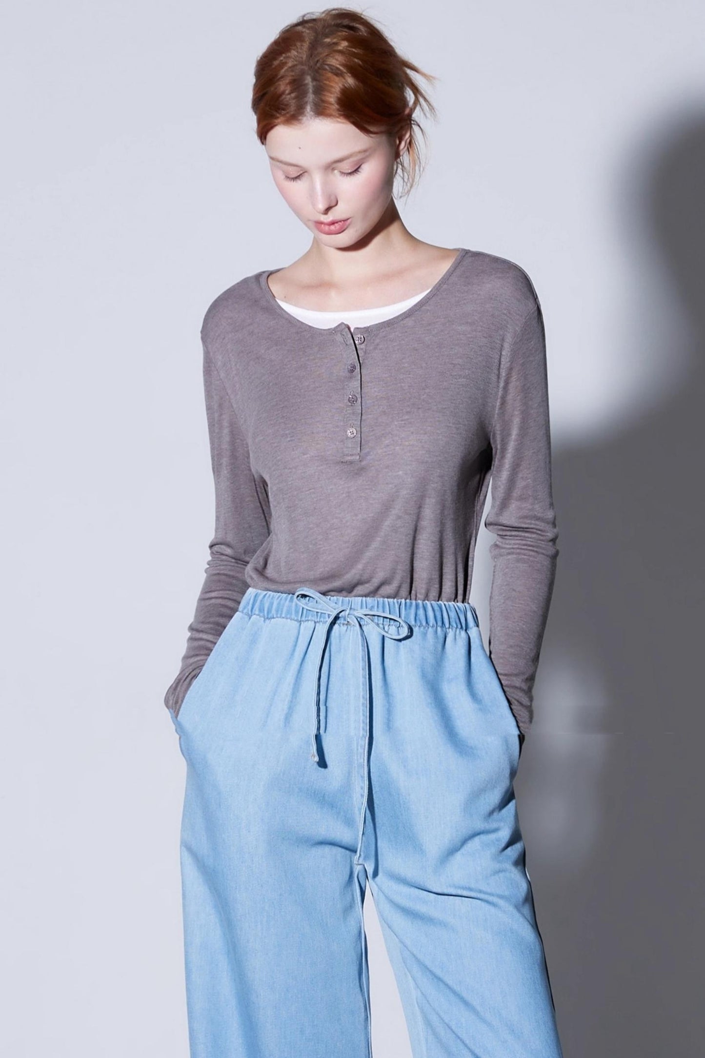 Autumn Cloud Comfort Knitted T-shirt