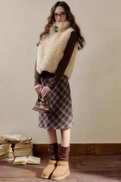 Sweet Berry Reversible Vest Jacket