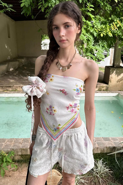 Lace Raglan Maxi Skirt Set-Up