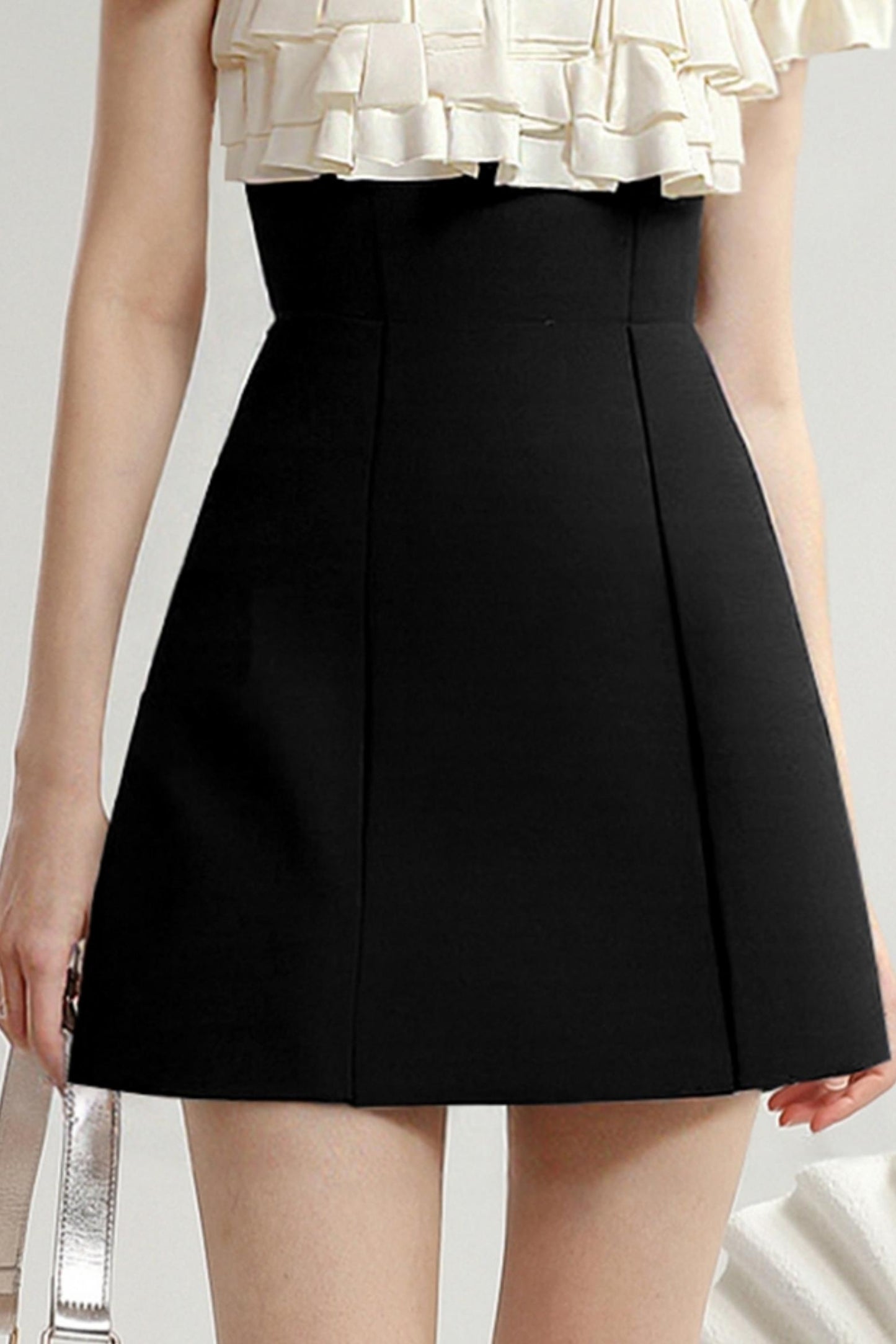 Ruffle Diamond Mini Dress