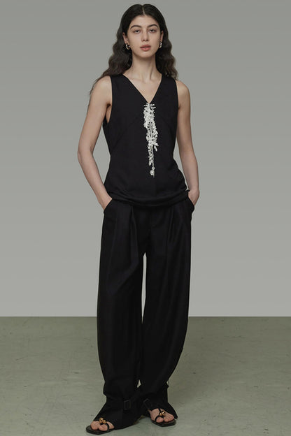 Lace Tassel Summer Vest