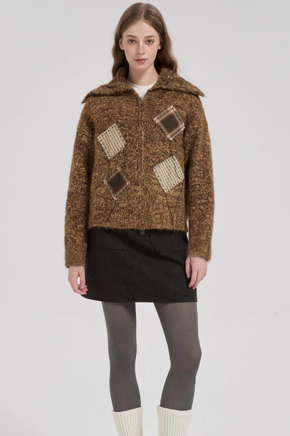 Caramel Mousse Lapel Niche Jacket