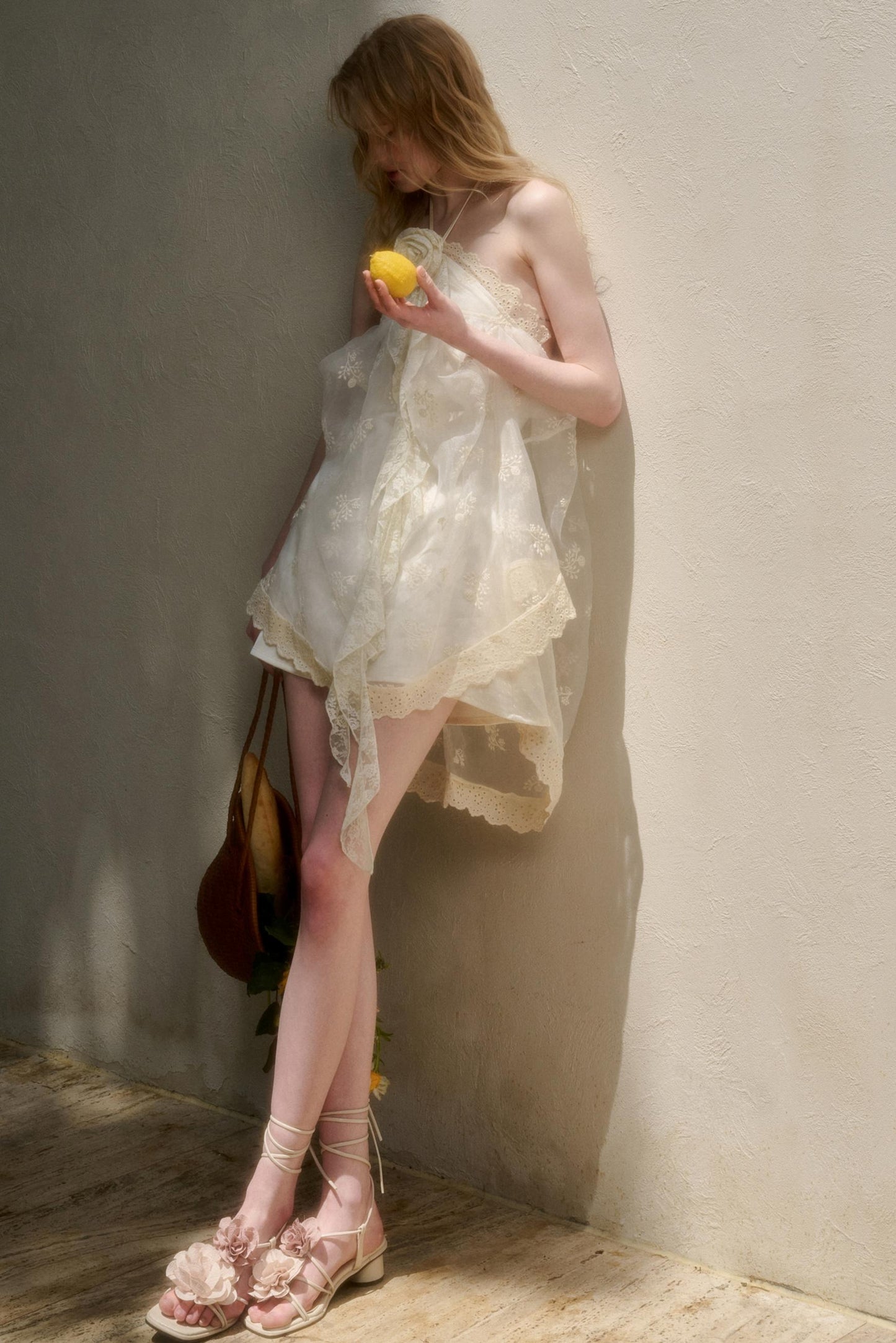 Breeze Halter Lace Dress