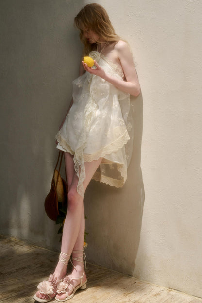 Breeze Halter Lace Dress