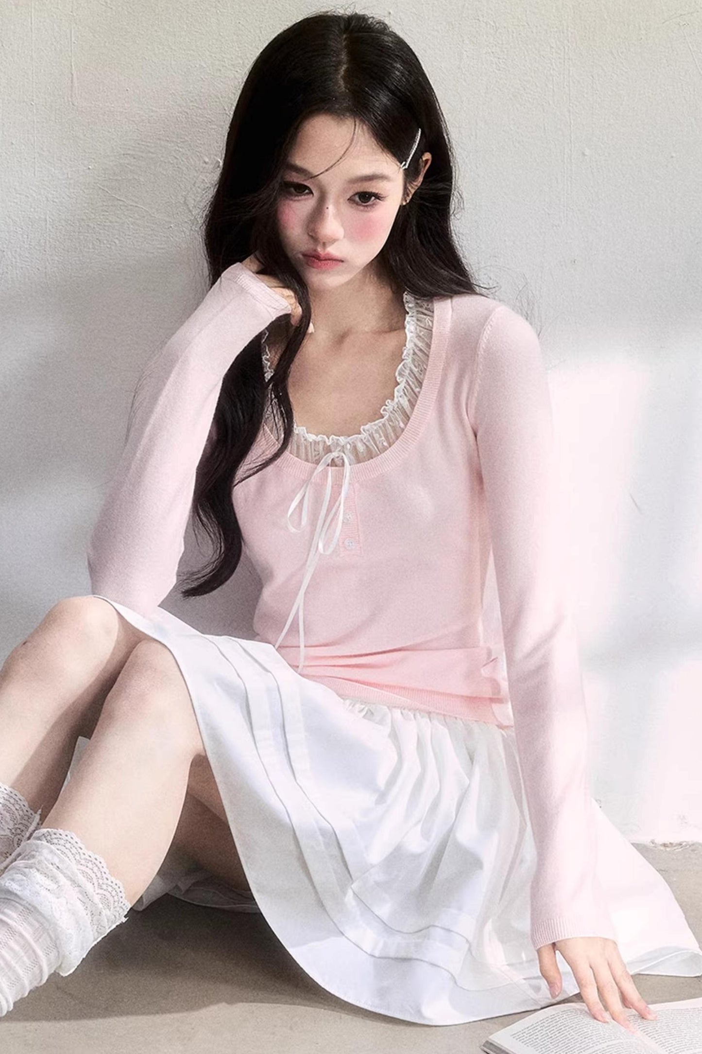 Spring Mist Knit Top