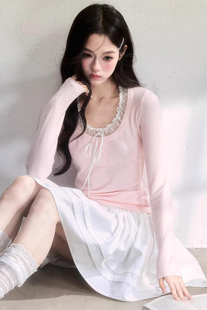 Spring Mist Knit Top