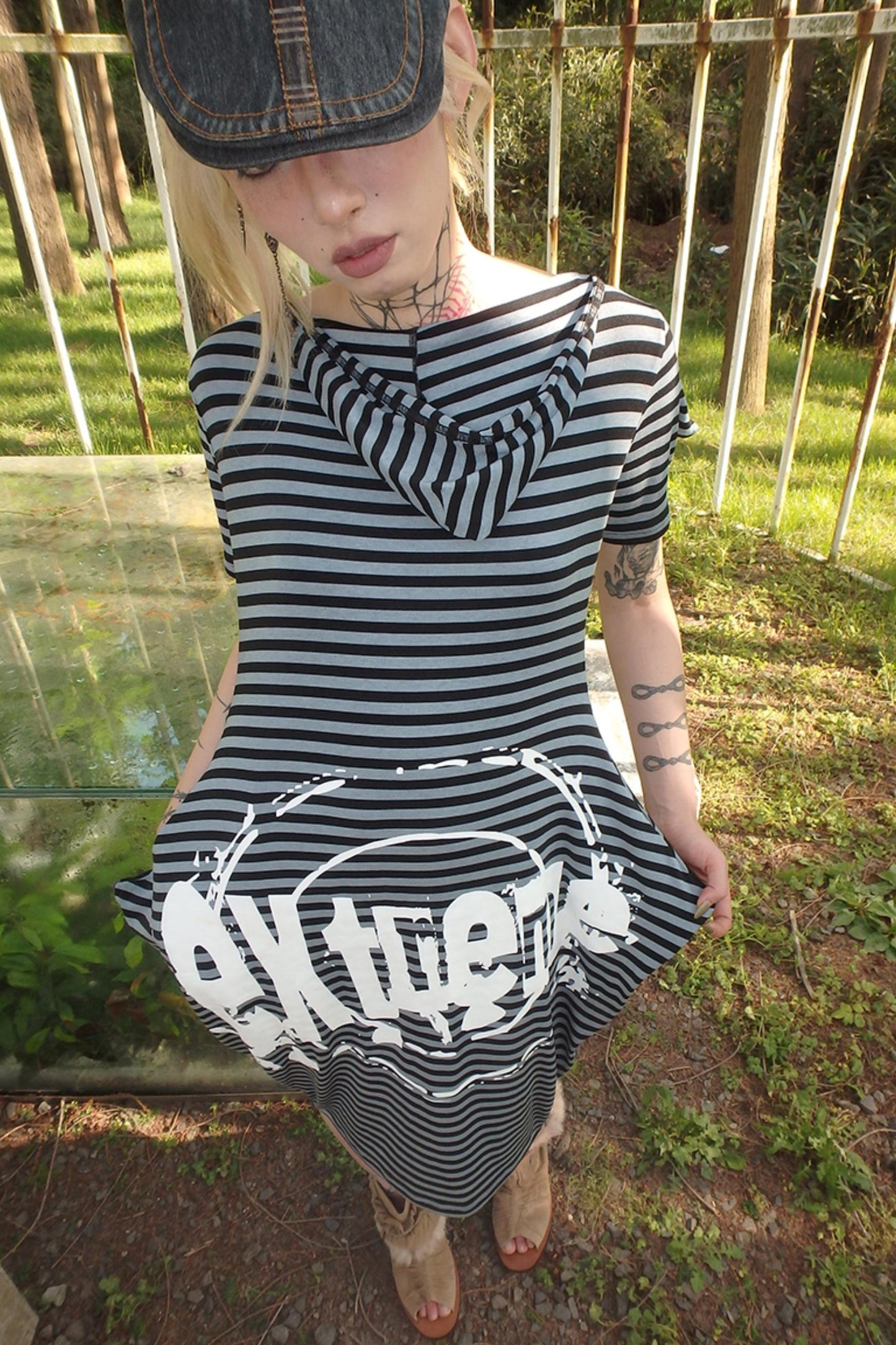 Stripe Multi-Wear T-Shirt Dress