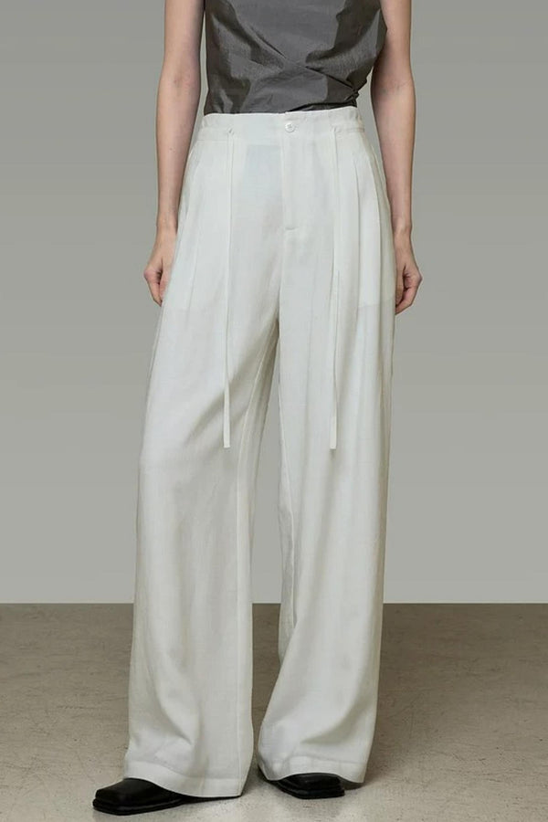 Elegant High-Waisted Wide-Leg Pants