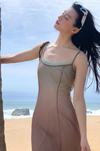 Spring Breeze Gradient Dress