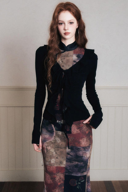 Vintage Chinese Cheongsam Dress